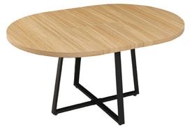 Mesa Comedor Redonda Extensible Oak miniatura 1