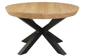 Mesa Comedor Redonda Extensible Oak miniatura 1