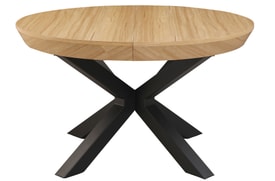 Mesa Comedor Redonda Extensible Oak miniatura 2