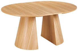 Mesa Comedor Redonda Extensible 120-200 Cm Color Marrón miniatura 3