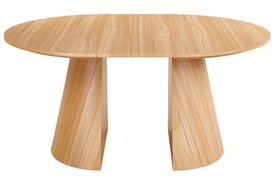 Mesa Comedor Redonda Extensible 120-200 Cm Color Marrón miniatura 4