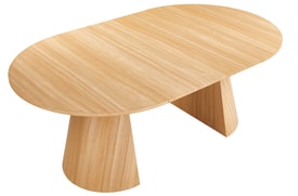 Mesa Comedor Redonda Extensible 120-200 Cm Color Marrón miniatura 7