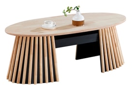 Mesa Centro Elevable Marrón miniatura 1