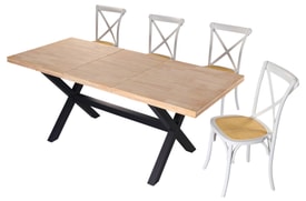 Mesa Comedor Extensible Roble Nordish miniatura 6