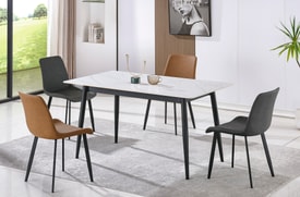 Silla Comedor Marrón miniatura 5