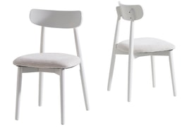 Silla Comedor Beige miniatura 4