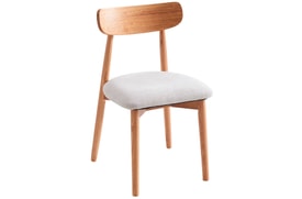 Silla Comedor Beige miniatura 2