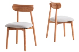 Silla Comedor Beige miniatura 4