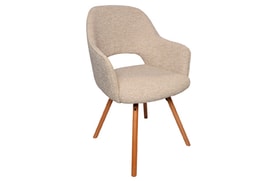 Silla Comedor Beige miniatura 1