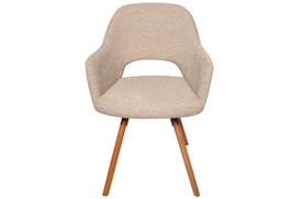 Silla Comedor Beige miniatura 3