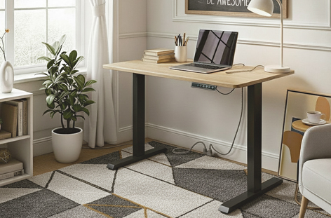 Mesa Estudio Motorizada Oak
