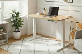 Mesa Estudio Motorizada Color Oak miniatura 1