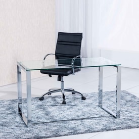 Mesa Estudio Cristal 120X60 Cm miniatura 2