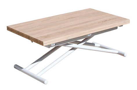 Mesa Centro Elevable Y Extensible Color