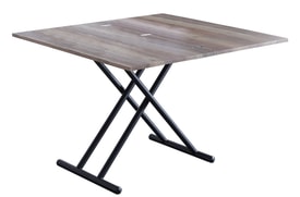 Mesa Centro Elevable Y Extensible Color Marrón miniatura 6