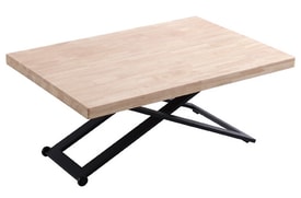 Mesa Centro Elevable Roble