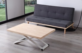 Mesa Centro Elevable Roble miniatura 3