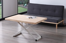 Mesa Centro Elevable Roble miniatura 4