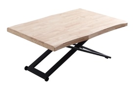 Mesa Centro Elevable Roble miniatura 1