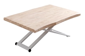 Mesa Centro Elevable Roble