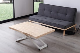 Mesa Centro Elevable Roble miniatura 3