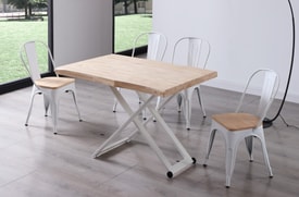 Mesa Centro Elevable Roble miniatura 5