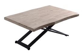 Mesa Centro Elevable Roble