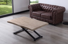 Mesa Centro Elevable Roble miniatura 3
