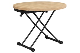 Mesa Centro Elevable Extensible Oak miniatura 4
