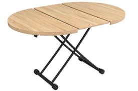 Mesa Centro Elevable Extensible Oak miniatura 6