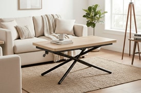 Mesa Centro Elevable Oak miniatura 8