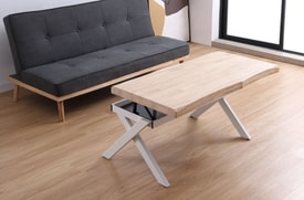 Mesa Centro Elevable Roble miniatura 2