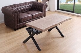 Mesa Centro Elevable Roble miniatura 2