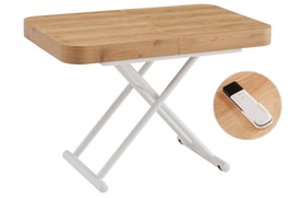 Mesa Centro Extensible Color Oak miniatura 3