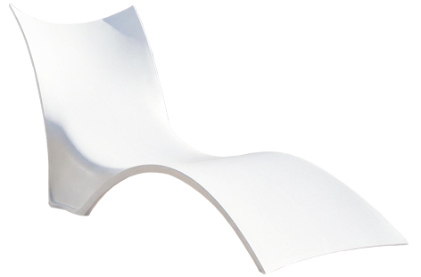 Tumbona Exterior Blanco