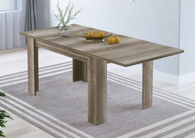Mesa Extensible Corfu Color Marrón miniatura 2