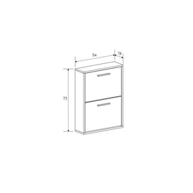 Zapatero 2 Puertas Mod. Elba miniatura 3