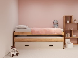 Cama Compacta Con Nido Ruedas Elba miniatura 1