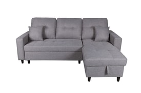 Chaise Longue 3 Plazas Color Gris miniatura 3