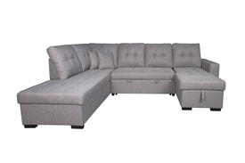 Chaise Longue 5 Plazas Color Gris miniatura 2