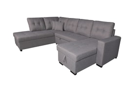 Chaise Longue 5 Plazas Color Gris miniatura 4