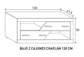 Mueble Tv Blanco miniatura 2