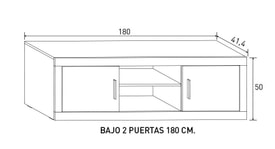 Mueble Tv Cambria miniatura 2
