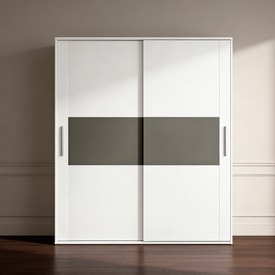 Armario 2 Puertas Correderas Blanco
