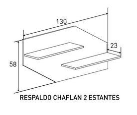 Respaldo Chaflán 2 miniatura 2