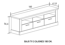 Mueble Tv Cañon 3 miniatura 2
