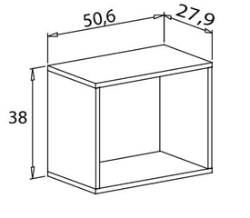 Estantería Cubo miniatura 2
