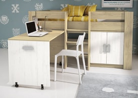 Cama Block Con Mesa miniatura 1