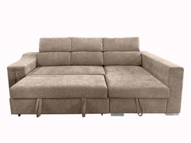 Chaise Longue 3 Plazas Color Beige miniatura 5