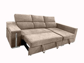 Chaise Longue 3 Plazas Color Beige miniatura 6